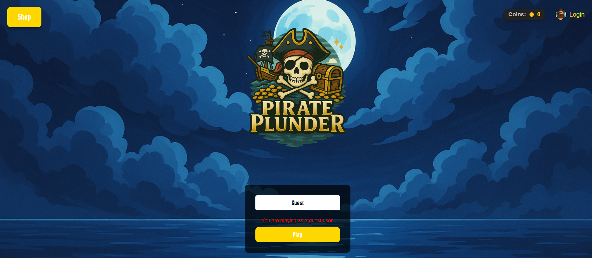 PiratePlunder.io - Multiplayer Naval Combat