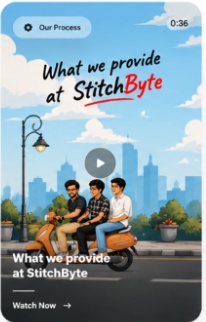 What we provide at StitchByte