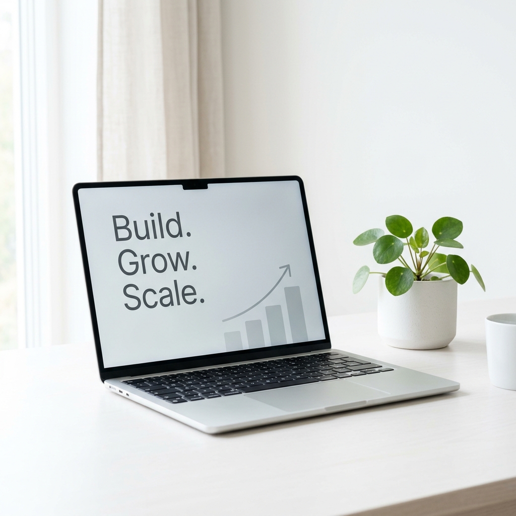 Speed of Thought - Laptop with Build Grow Scale