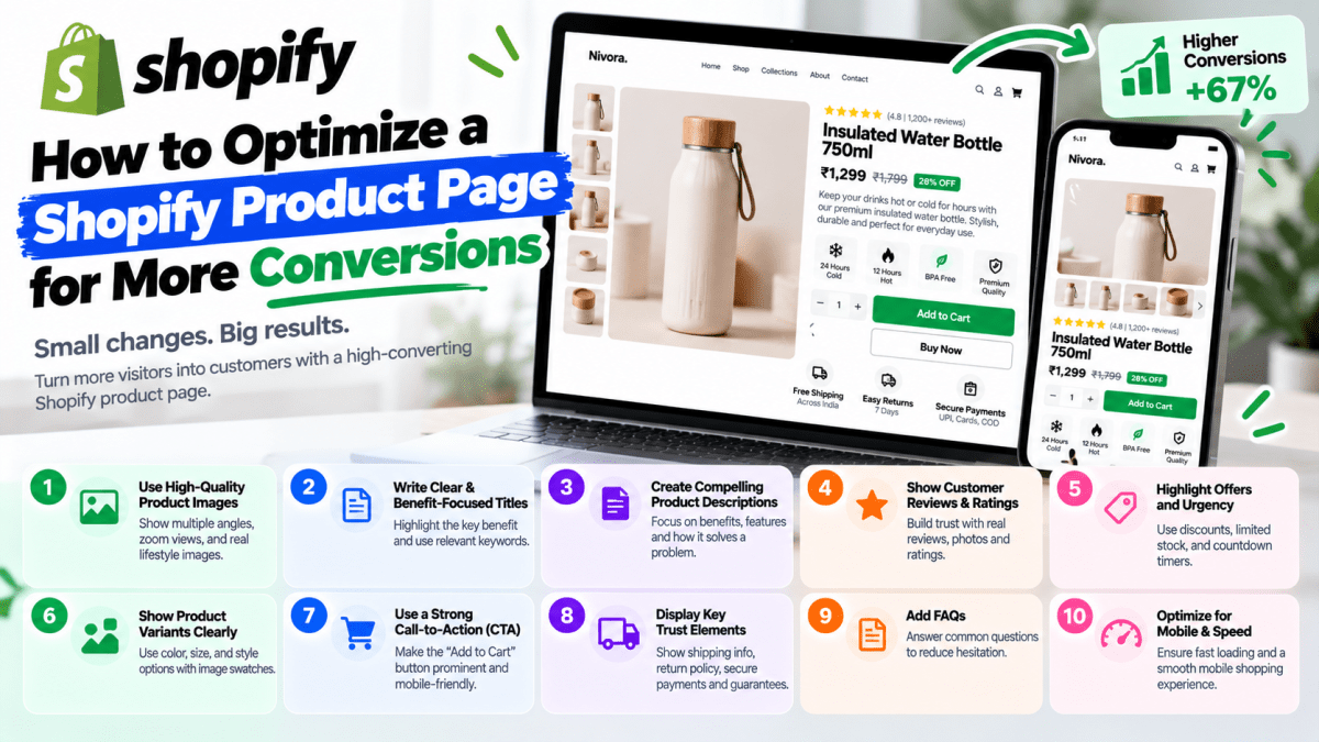 How to Optimize a Shopify Product Page for More Conversions
